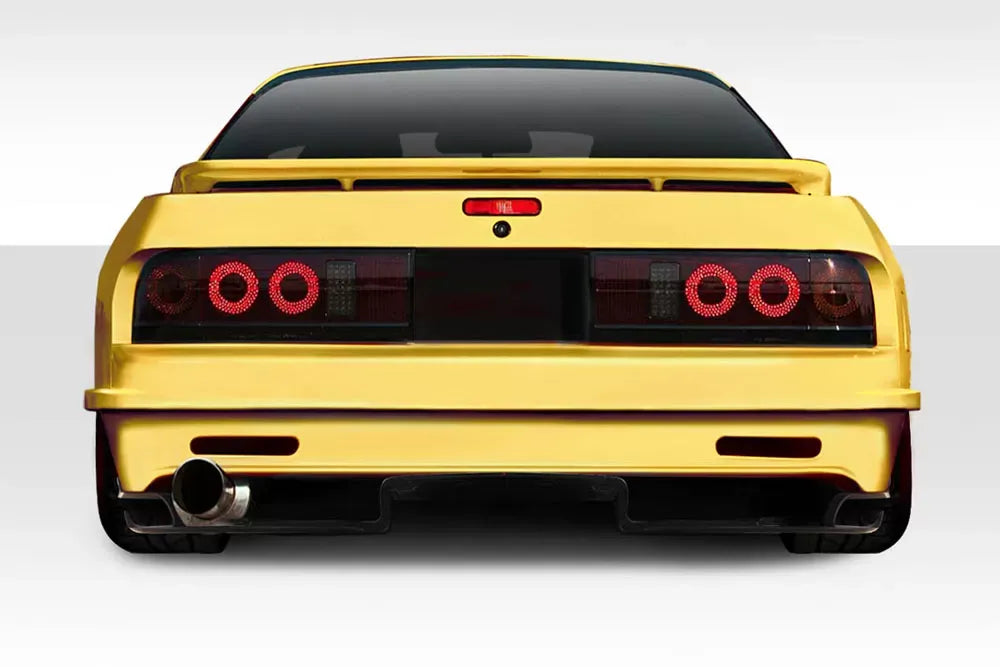 Duraflex Trackman Wide Body Rear Bumper Cover Compatible With 1986-1991 Mazda RX7 - 1 Piece