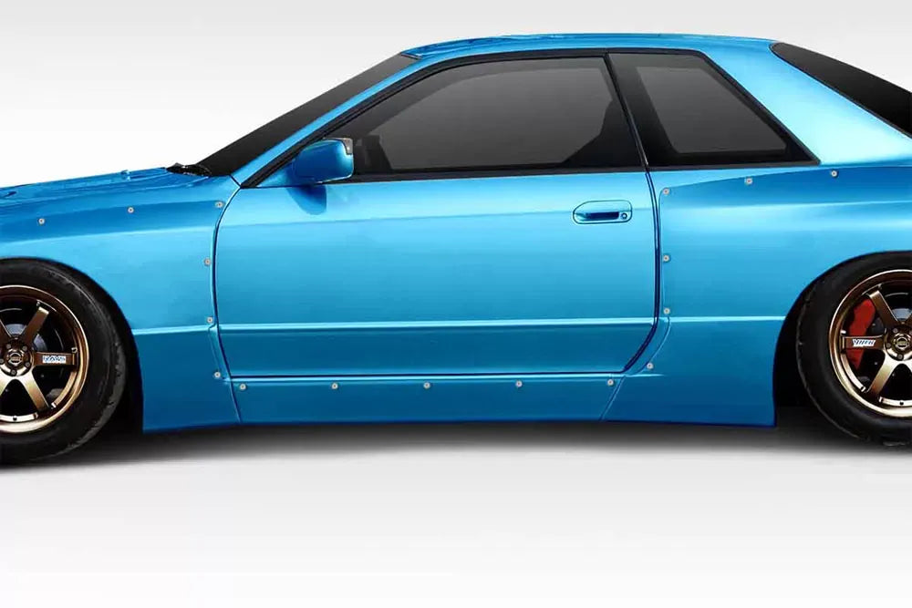 Duraflex TKO RBS Side Skirts Compatible With 1989-1994 Nissan Skyline - 2 Piece