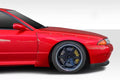 Duraflex TKO RBS Wide Body Front Fenders Compatible With 1989-1994 Nissan Skyline - 2 Piece