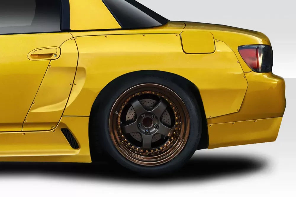 Duraflex TKO RBS Wide Body Rear Fender Flares Compatible With 2000-2009 Honda S2000 - 2 Piece