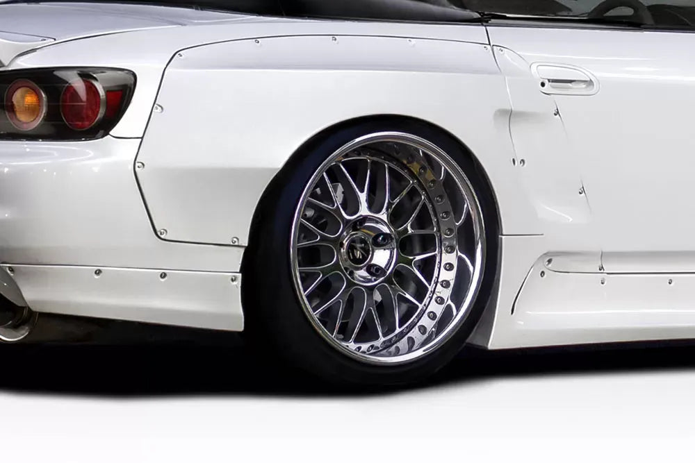Duraflex TKO RBS Wide Body Rear Fender Flares Compatible With 2000-2009 Honda S2000 - 2 Piece