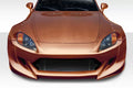 Duraflex RBS Wide Body Front Bumper Cover Compatible With 2000-2009 Honda S2000 - 3 Piece