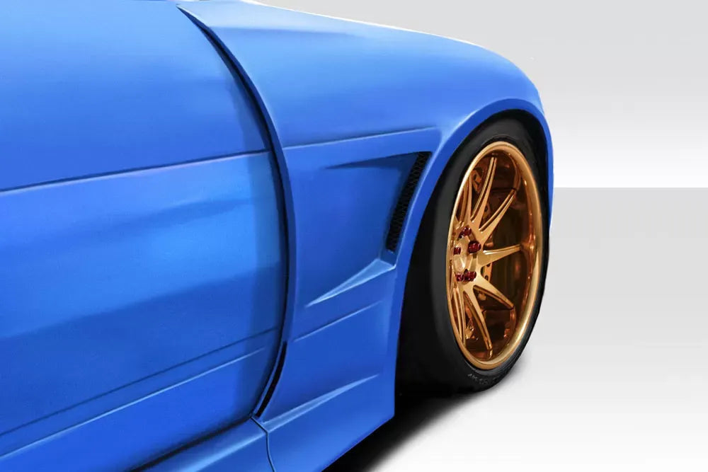 Duraflex V Speed Wide Body Front Fenders Compatible With 1989-1994 Nissan 240SX - 2 Piece