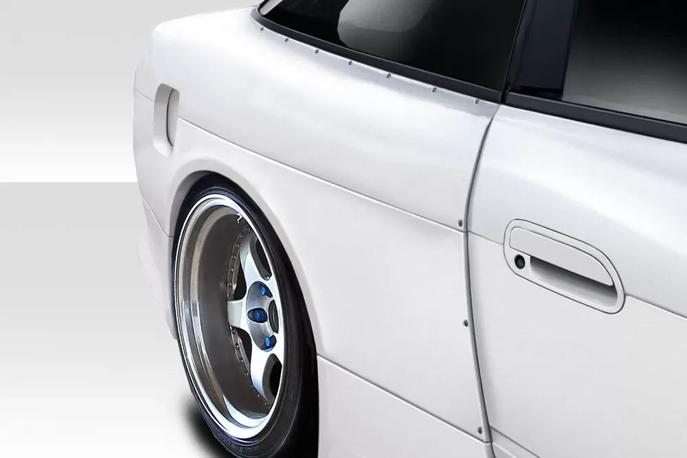 Duraflex V Speed Wide Body Rear Fenders Compatible With 1989-1994 Nissan 240SX - 3 Piece