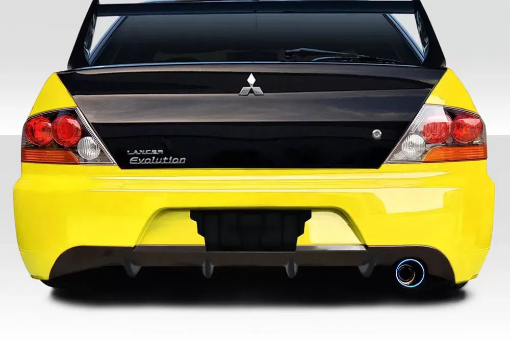 Duraflex VTX Rear Bumper Cover Compatible With 2003-2006 Mitsubishi Lancer - 1 Piece