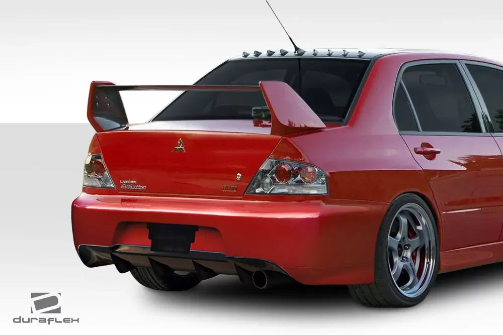 Duraflex VTX Rear Bumper Cover Compatible With 2003-2006 Mitsubishi Lancer - 1 Piece