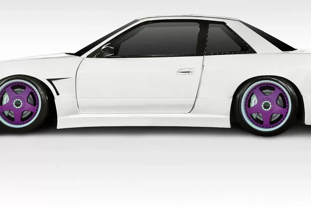 Duraflex WX9 Side Skirts Compatible With 1989-1994 Nissan 240SX - 2 Piece