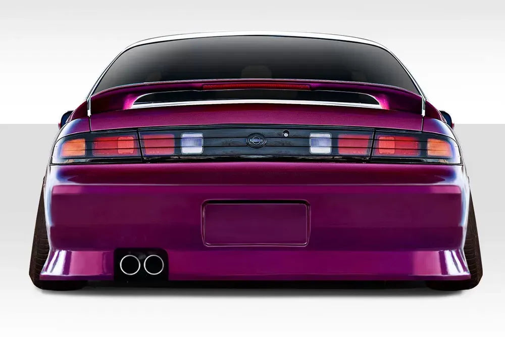 Duraflex B-Sport Rear Wide Body Bumper Cover Compatible With 1995-1998 Nissan 240SX - 1 Piece