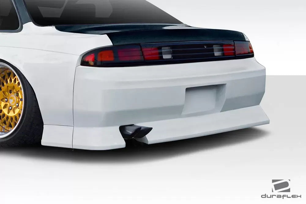 Duraflex B-Sport Rear Wide Body Bumper Cover Compatible With 1995-1998 Nissan 240SX - 1 Piece