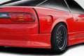 Duraflex K Power Style Rear Fenders Compatible With 1989-1994 Nissan 240SX - 2 Piece