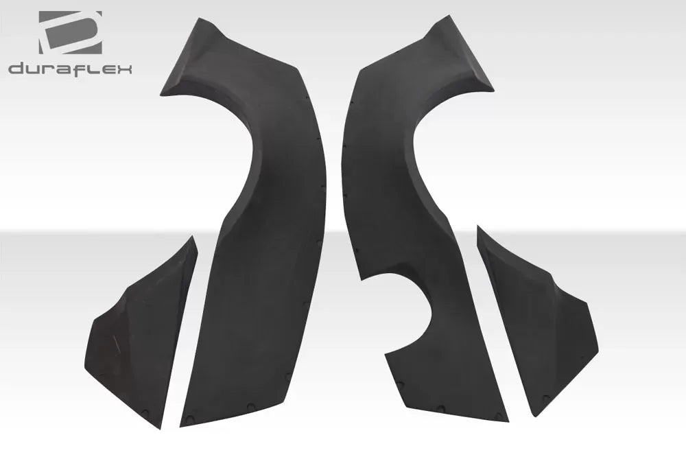 Duraflex Grid Rear Fender Flares Compatible With 2010-2015 Chevrolet Camaro - 4 Piece