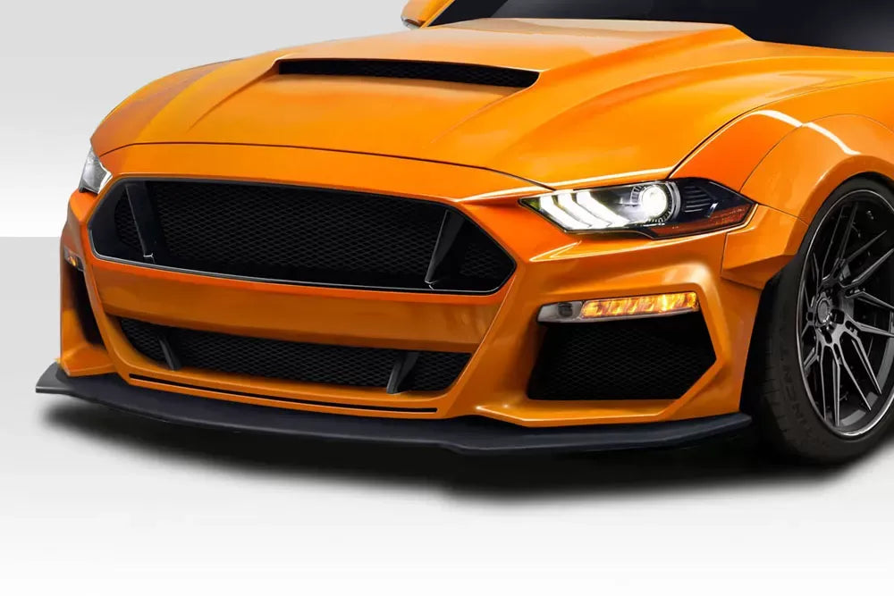 Duraflex Grid Front Lip Spoiler Compatible With 2018-2023 Ford Mustang - 1 Piece
