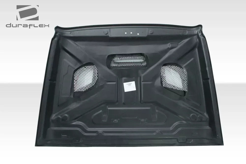 Duraflex Hellcat Hood Compatible With 2018-2025 Jeep Wrangler JL Gladiator JT - 1 Piece