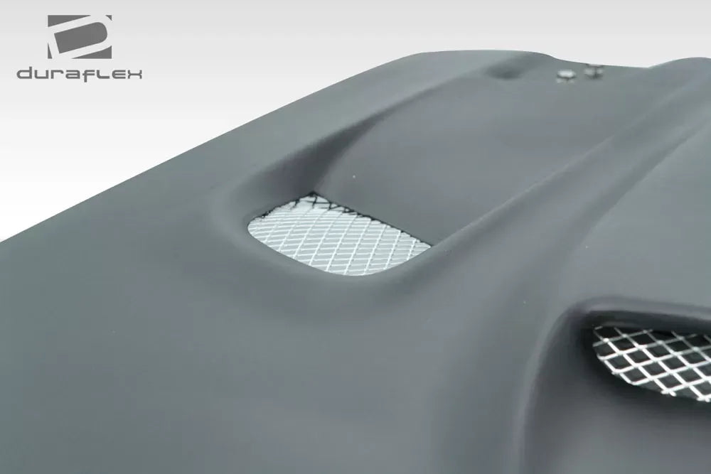 Duraflex Hellcat Hood Compatible With 2018-2025 Jeep Wrangler JL Gladiator JT - 1 Piece