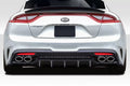 Duraflex MSR Rear Diffuser Compatible With 2018-2021 Kia Stinger - 1 Piece