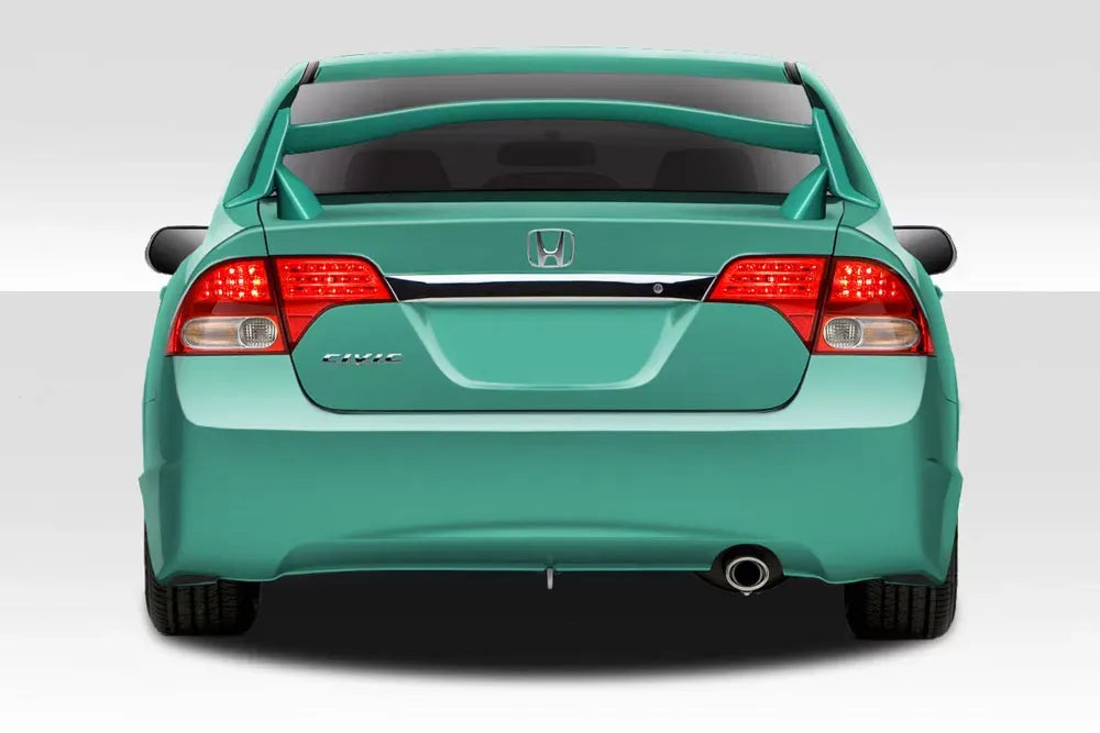 Duraflex Type R Look Wing Spoiler Compatible With 2006-2015 Honda Civic - 1 Piece