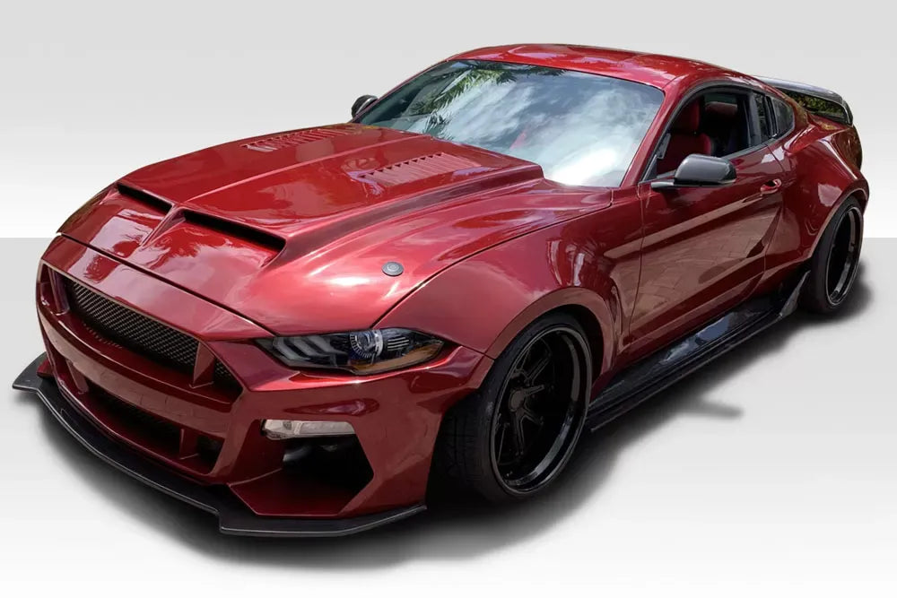 Duraflex Grid Wide Body Kit Compatible With 2018-2023 Ford Mustang - 15 Piece