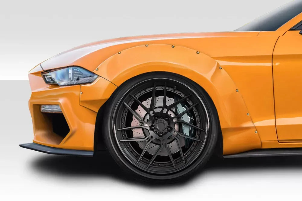 Duraflex Grid Wide Body Kit Compatible With 2018-2023 Ford Mustang - 15 Piece