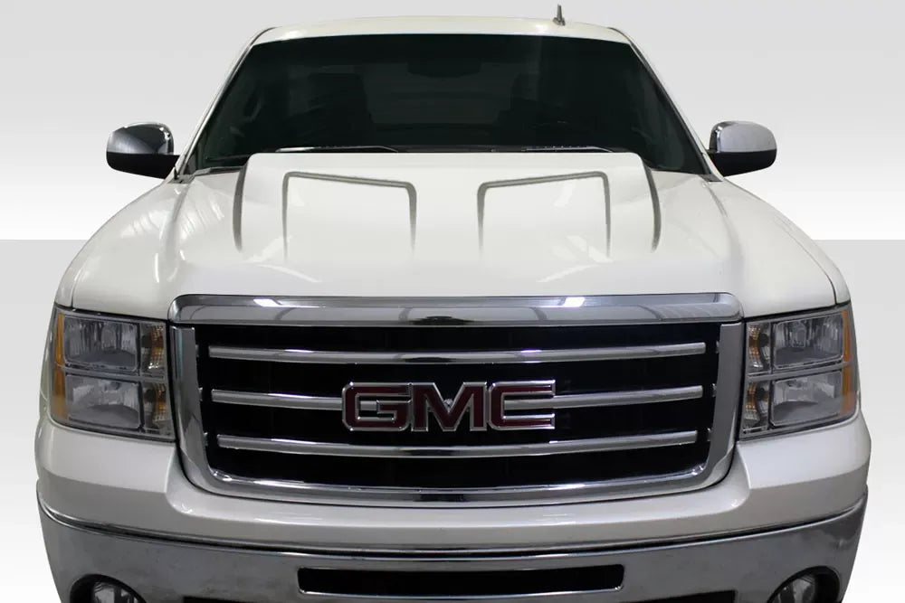 Duraflex Cowl Hood Compatible With 2007-2013 GMC Sierra - 1 Piece
