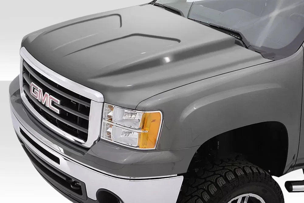 Duraflex Cowl Hood Compatible With 2007-2013 GMC Sierra - 1 Piece