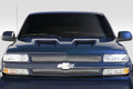 Duraflex Dual Ram Air Hood Compatible With 1999-2002 Chevrolet Silverado - 1 Piece