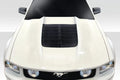Duraflex GT500 V2 Hood Compatible With 2005-2009 Ford Mustang - 1 Piece