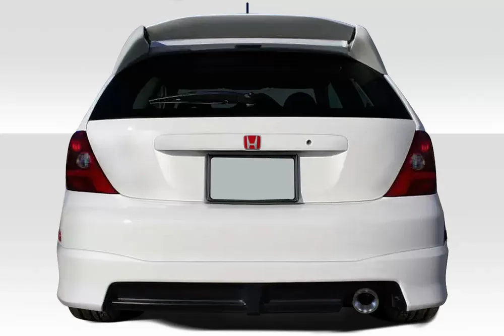 Duraflex HFP Rear Lip Add On Spoiler Compatible With 2002-2005 Honda Civic - 1 Piece