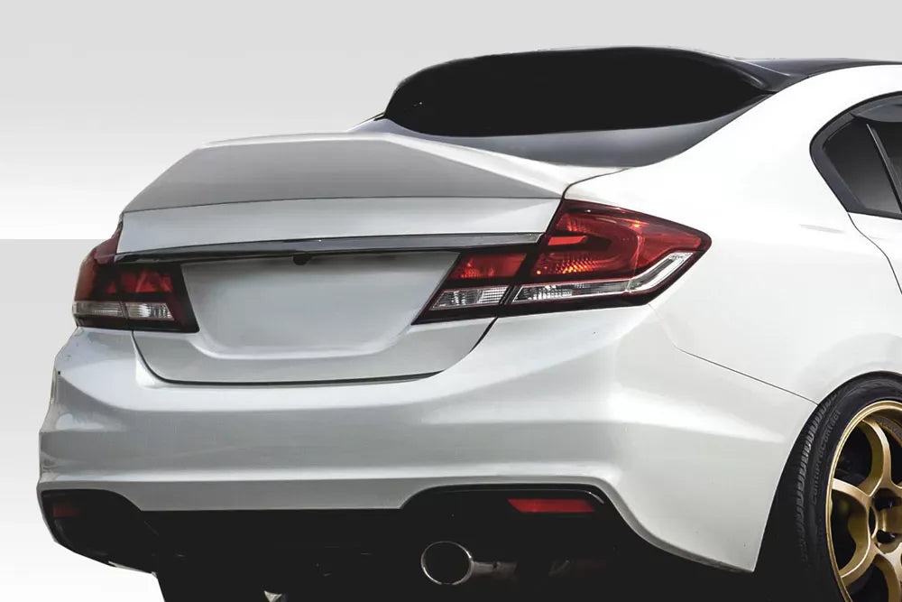 Duraflex KMZ Wing Spoiler Compatible With 2012-2015 Honda Civic 4DR - 1 Piece