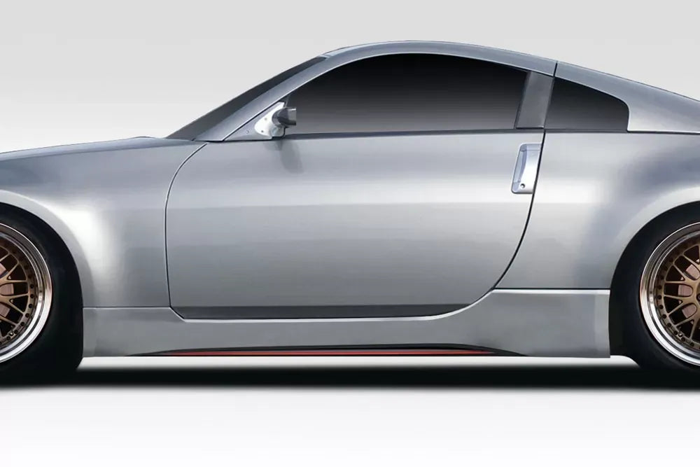Duraflex N4 Side Skirts Compatible With 2003-2008 Nissan 350Z - 2 Piece