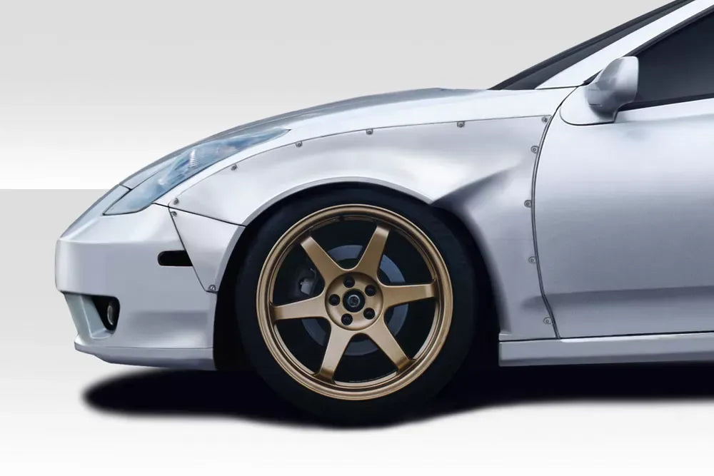 Duraflex RBS Front Fenders Flare Compatible With 2000-2005 Toyota Celica - 4 Piece