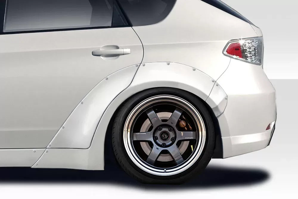 Duraflex MSR Rear Fender Flares Compatible With 2008-2011 Subaru Impreza - 6 Piece