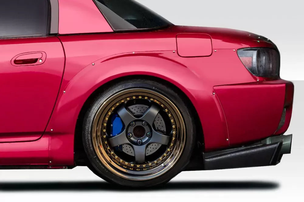 Duraflex SPN Rear Fender Flares Compatible With 2000-2009 Honda S2000 - 2 Piece