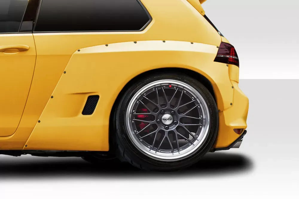 Duraflex TKO RBS 70mm Rear Fender Flares Compatible With 2015-2021 Volkswagen Golf / GTI - 2 Piece