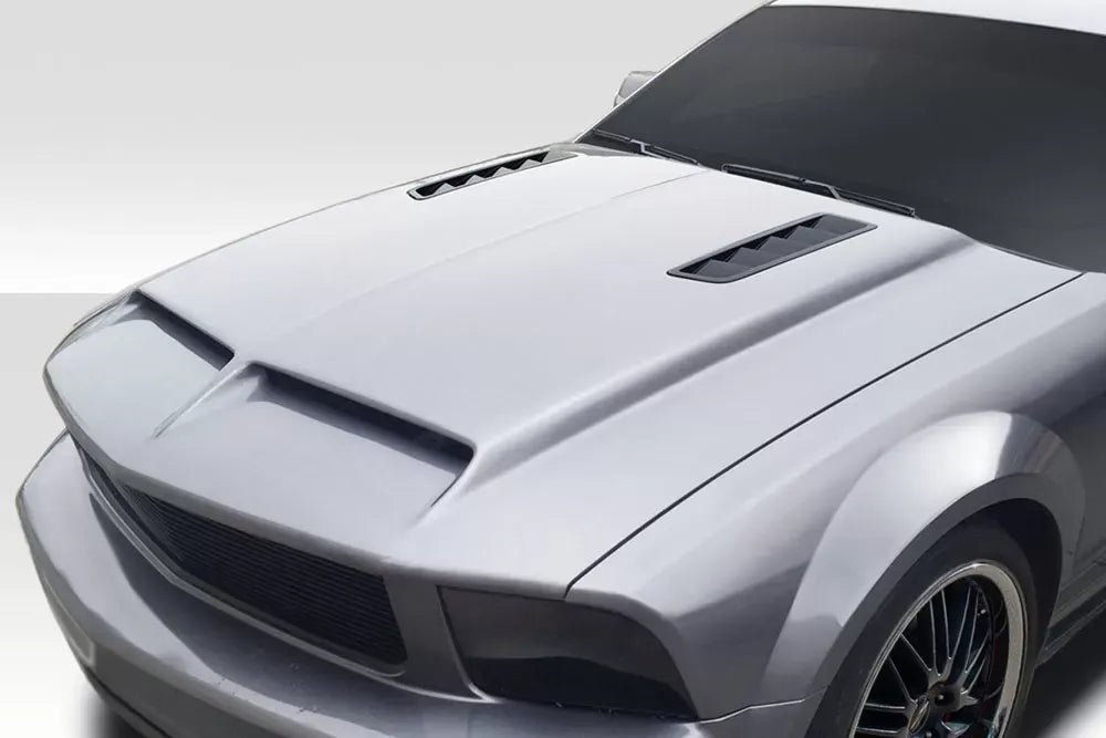 Duraflex GT500 V3 Hood Compatible With 2005-2009 Ford Mustang - 1 Piece