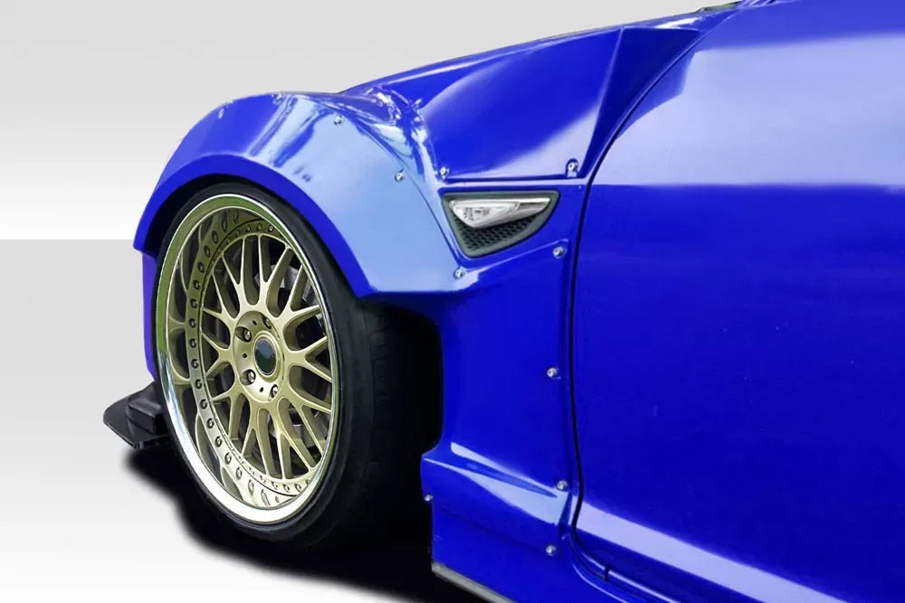 Duraflex RBS Front Fenders Flare Compatible With 2009-2011 Mazda RX8 - 4 Piece