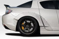 Duraflex RBS Rear Fender Flares Compatible With 2009-2011 Mazda RX8 - 4 Piece