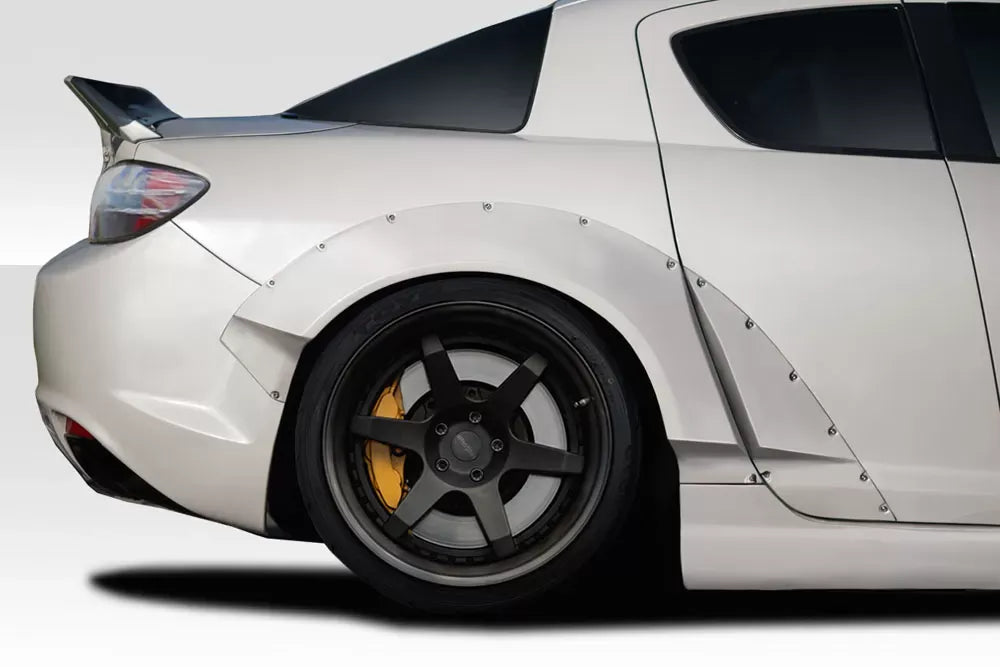 Duraflex RBS Rear Fender Flares Compatible With 2009-2011 Mazda RX8 - 4 Piece