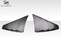 Duraflex MPX Rear Window Scoops Compatible With 2015-2023 Ford Mustang - 2 Piece