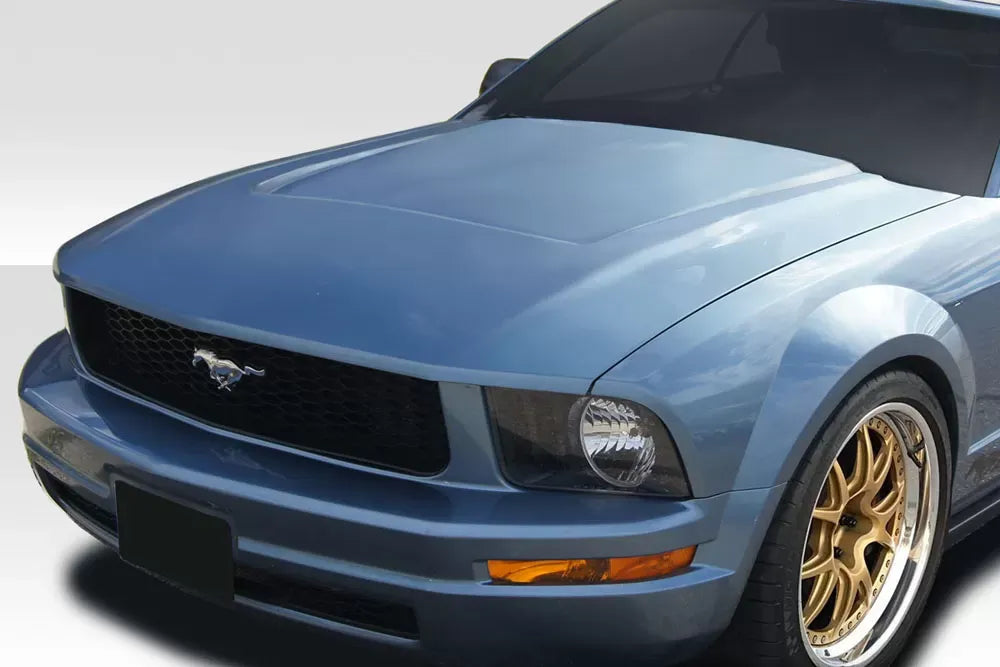 Duraflex GTH Hood Compatible With 2005-2009 Ford Mustang - 1 Piece