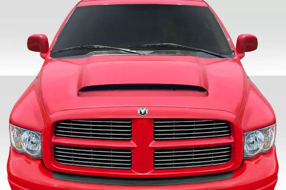 Duraflex Demon Look Hood Compatible With 2002-2008 Dodge Ram - 1 Piece