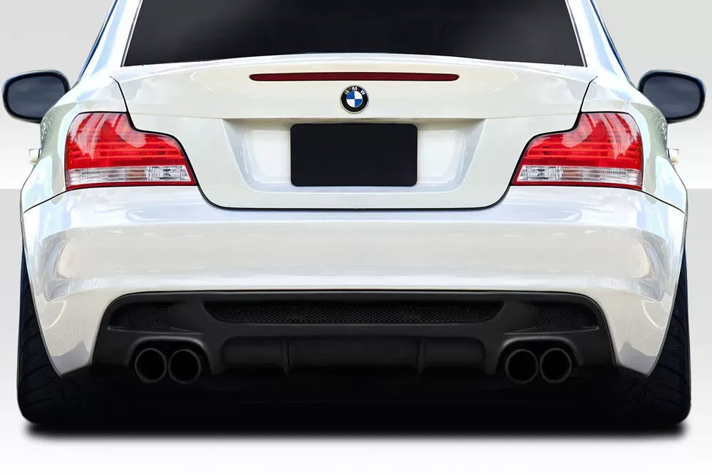 Duraflex M Tech Rear Lip Add On Spoiler Compatible With 2008-2013 BMW 1 Series - 1 Piece