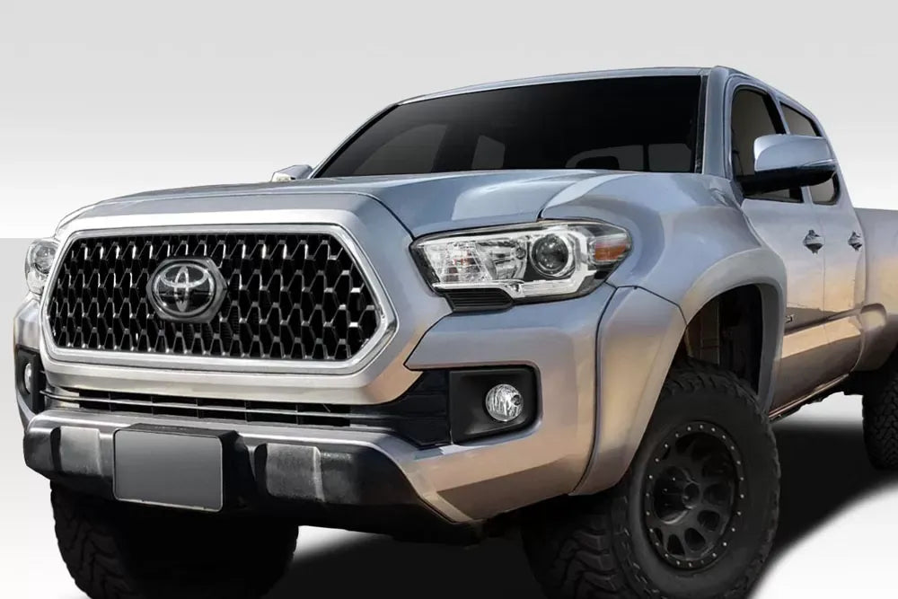 Duraflex 4.5" Bulge Front Fenderss Compatible With 2016-2023 Toyota Tacoma - 4 Piece