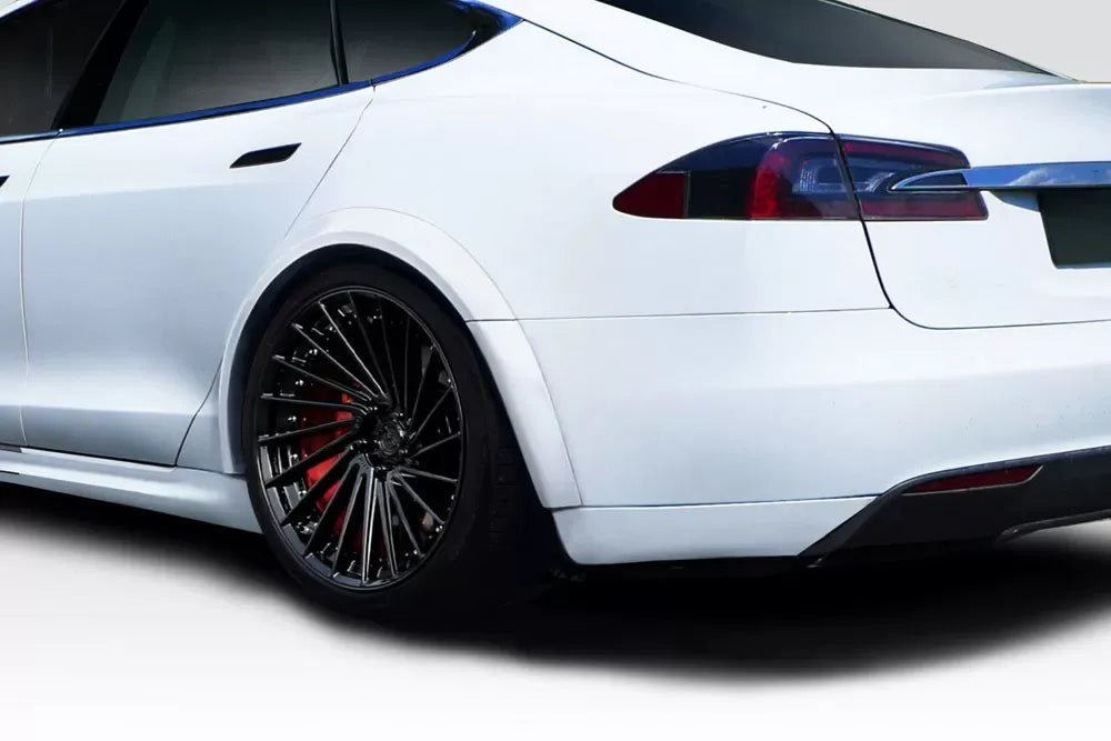 Duraflex RVS Rear Fender Flares Compatible With 2012-2025 Model S - 4 Piece