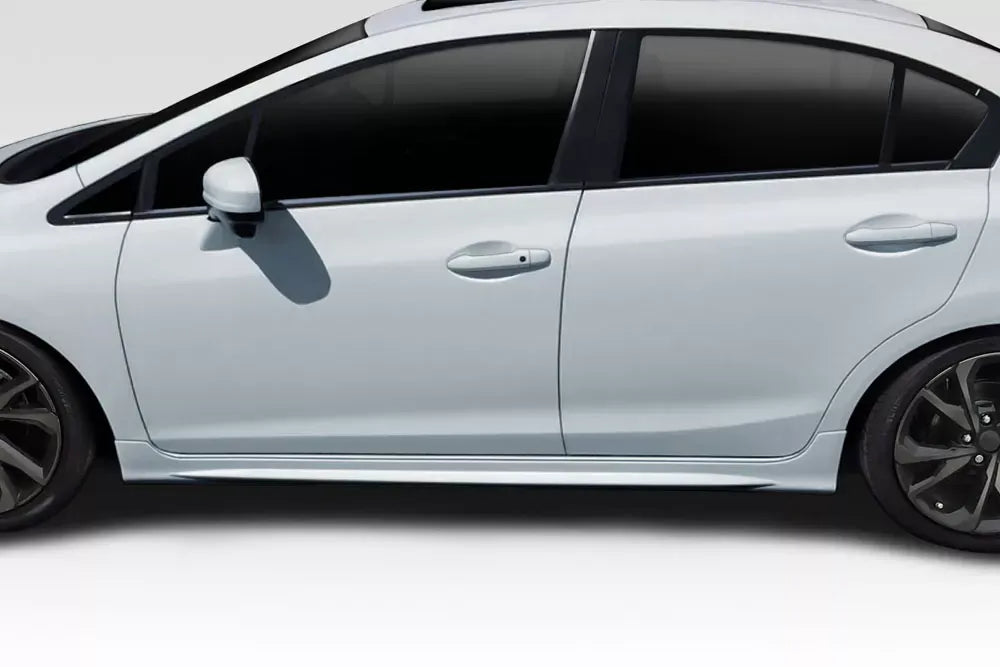 Duraflex Type M Side Skirts Compatible With 2012-2015 Honda Civic - 2 Piece