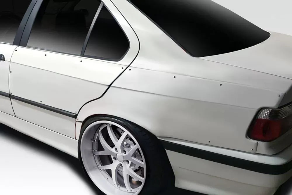 Duraflex C Spec Rear Fender Flares Compatible With 1992-1998 BMW 3 Series - 2 Piece