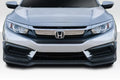 Duraflex Type M Front Lip Spoiler Compatible With 2016-2018 Honda Civic - 1 Piece