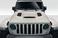 Duraflex Vortex Look Hood Compatible With 2018-2025 Jeep Wrangler Gladiator JT - 1 Piece