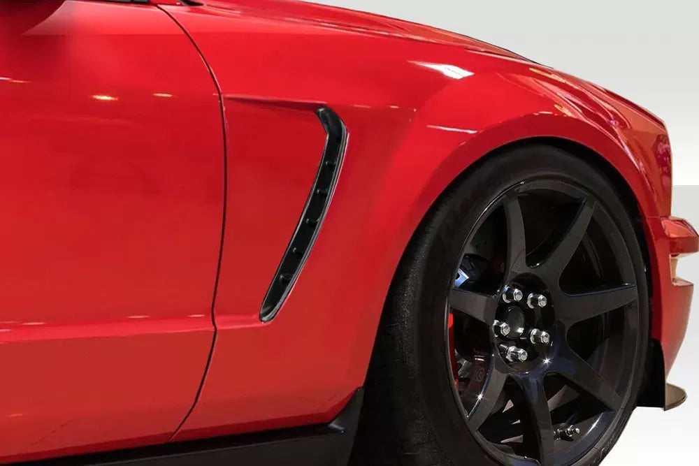 Duraflex GT350 V1 Front Fenders Compatible With 2005-2009 Ford Mustang - 2 Piece