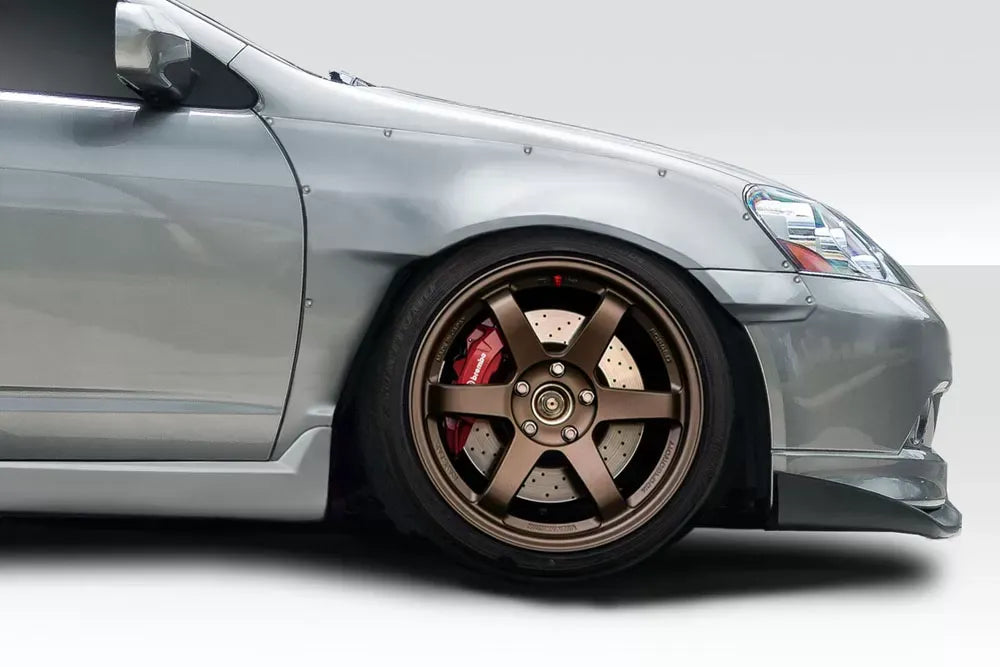 Duraflex A1 Front Fenders Flare Compatible With 2002-2006 Acura RSX - 4 Piece