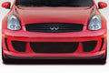 Duraflex Strake Front Bumper Cover Compatible With 2003-2007 Infiniti G Coupe - 1 Piece